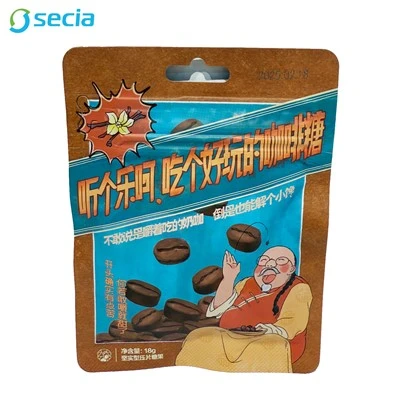 Pouch taz-Zokkor tal-Kafè siġillat ta 'tliet naħat